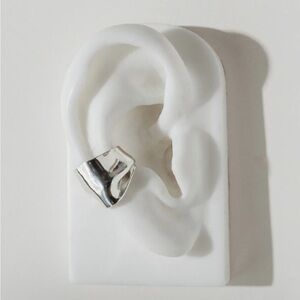 Faris Pleat Cuff - Sterling Silver